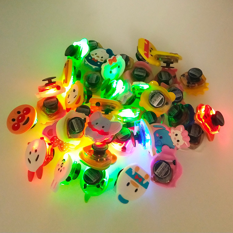 Light up bling led pvc glow up shoe flower charms decorations wholesale shoe flower charms led custom Shoe charms