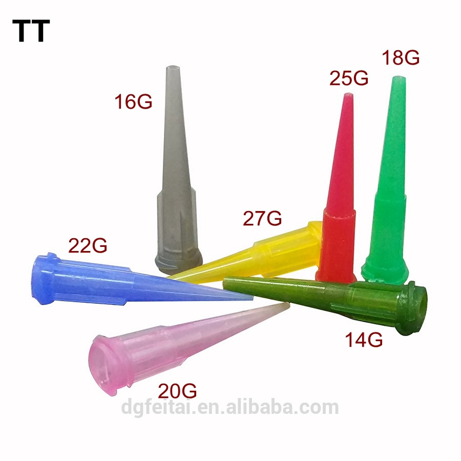 Wholesale PE TT Tapered Tips Solder Paste Adhesive Glue Dispensing Needle Plastic Tapered Tips