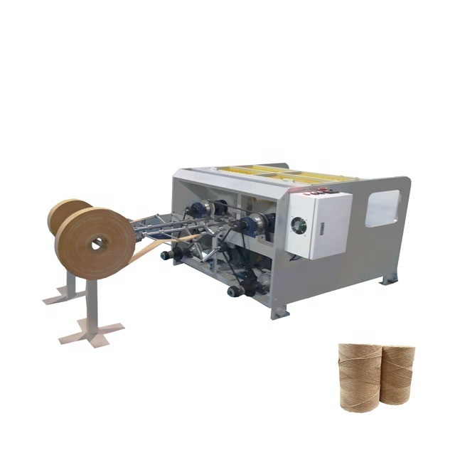 Factory directly sell twisted kraft paper rope making machine for paper bag