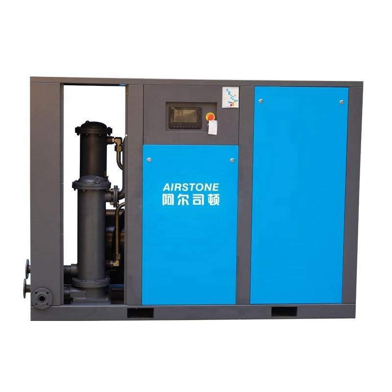 China manufacturer smart control fixed speed variable speed 160kw 200hp water cooler rotary screw air compressor