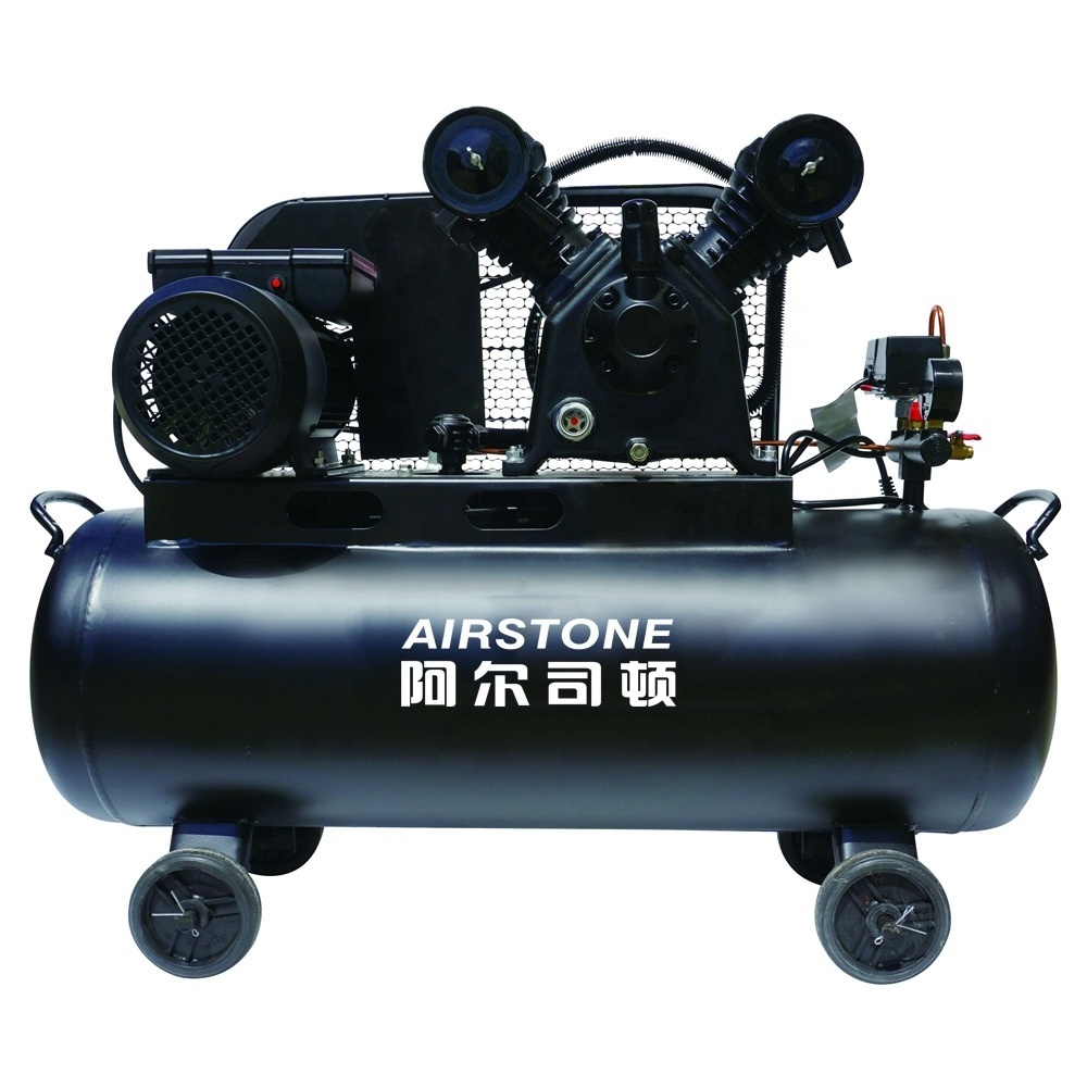 Low energy consumption double cylinder 4kw 5.5hp 600L/min piston type air compressor