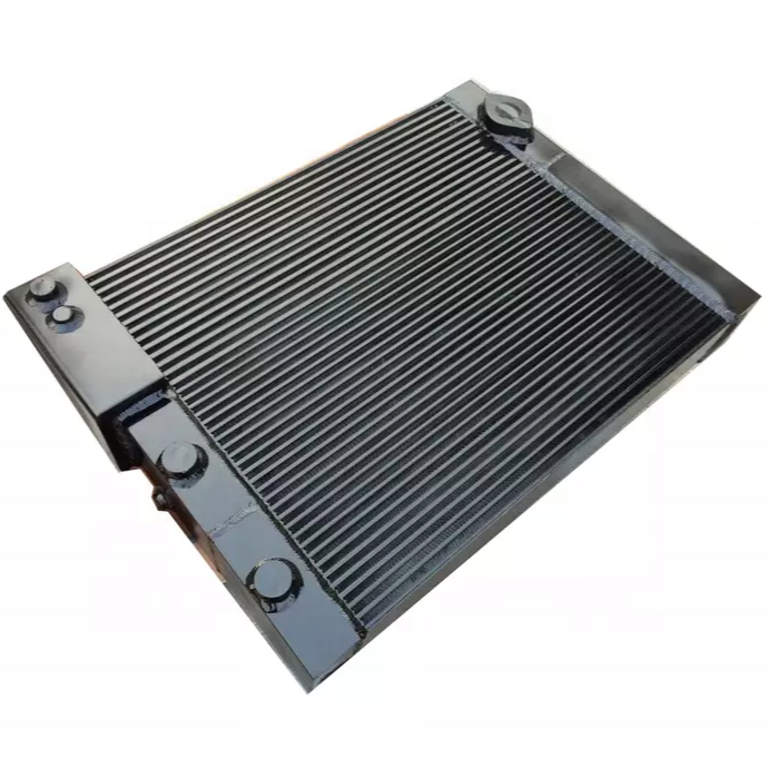 Factory Price Aluminum Finned Screw Air Compressor Oil Cooler 39892492 Radiator Oil Cooler