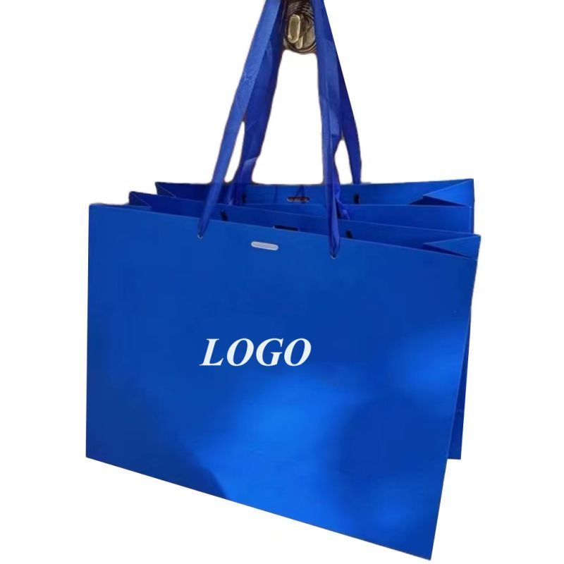 Tea Feed Without Leave Envelope Kraft Washable Ribbon Handle Shopping Bag Kraft Paper Paper Bag