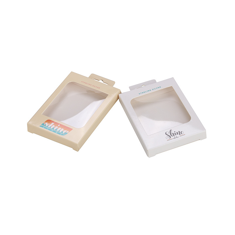 Paper Boxes With Clear Lid  Packaging Box Wit Paper White Gift Packaging Shenzhen Paper Box