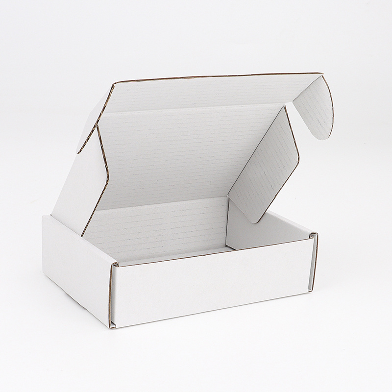 Logo Cosmetic Corrugated Extra Hard Packing White And Black kraft  Paper Box Airplane cardboard black shipping corrugated box