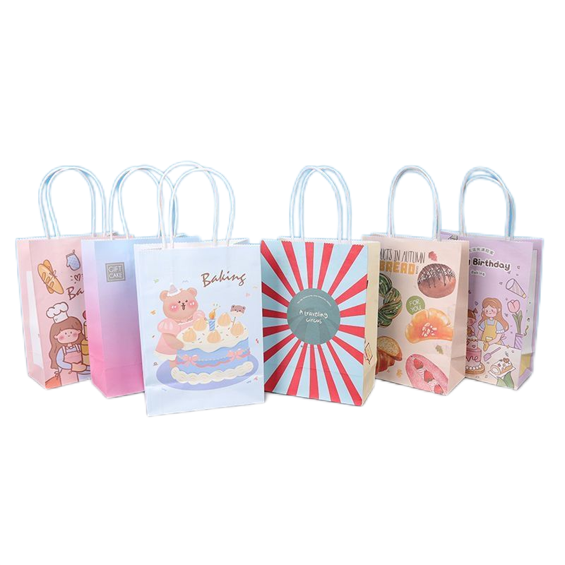 Arrangement Mask Elastic Sending Children Pickging Heated Tramsparemt Boxs Oapper Fripperie Strings gift paper bag