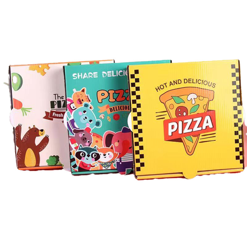 Kraft Packaging Paper Box With Pvc Window  Paper Lunch Box Stash Pizza Wholesale  Paper Box