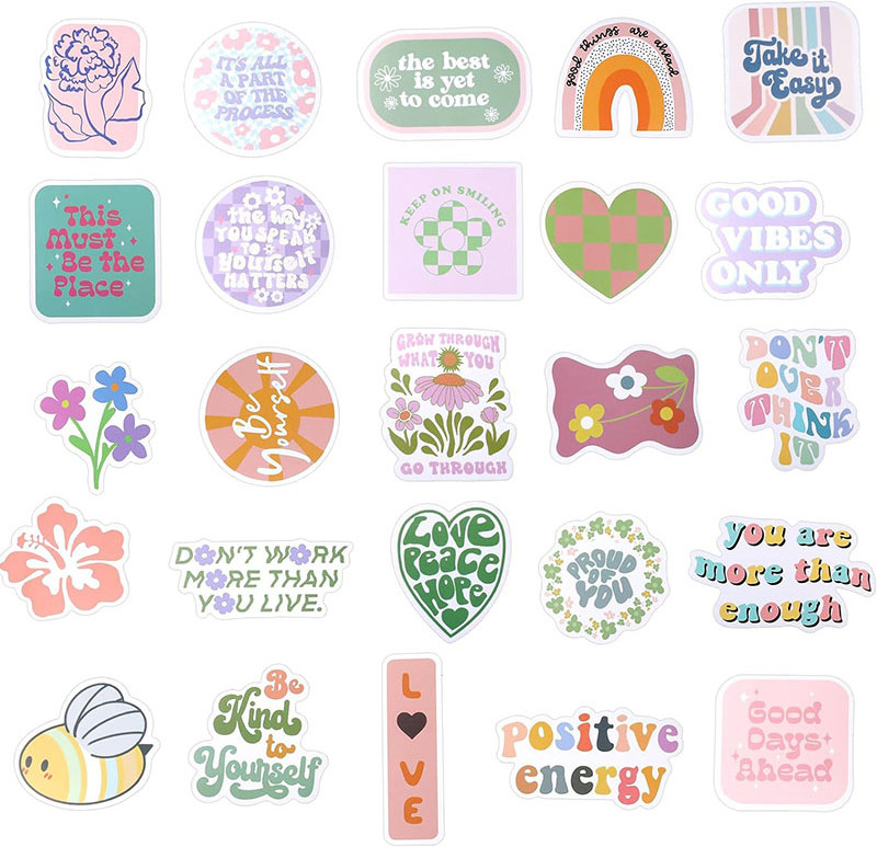 Motivational Encouraging Positive Affirmations Positive Quotes Singer And Famous Quote Stickers For Journaling