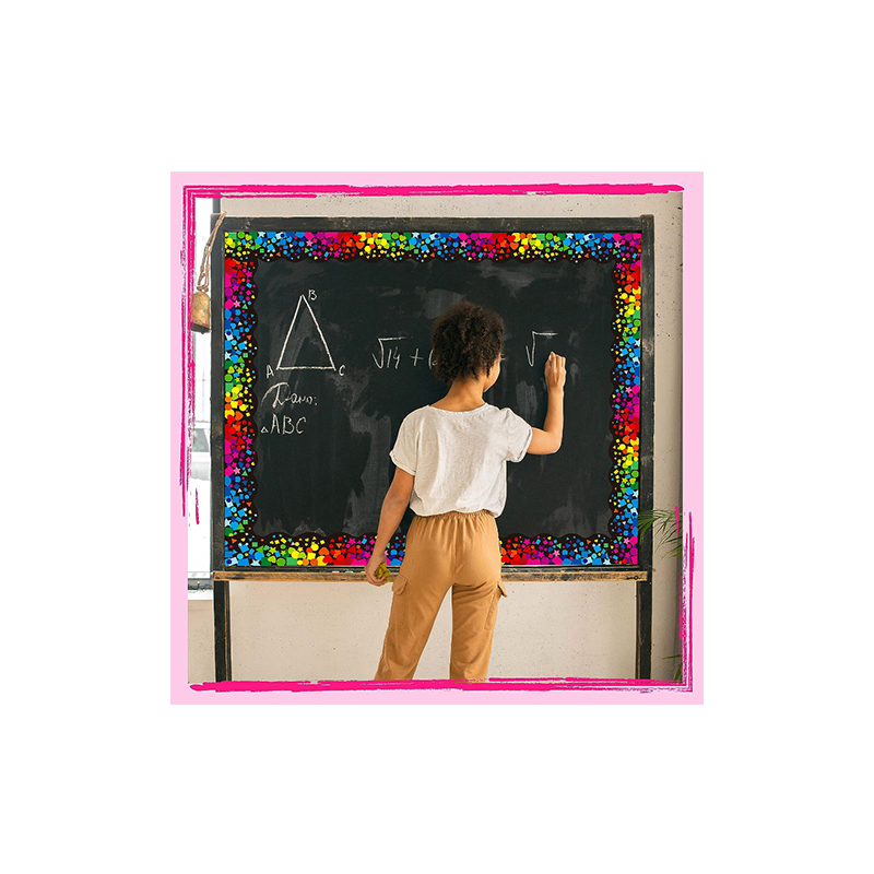 Wholesale Adhesive Waterproof Border Sticker Roll Bulletin Board  Blackboard Stickers Wooden Floor Border Sticker Labels