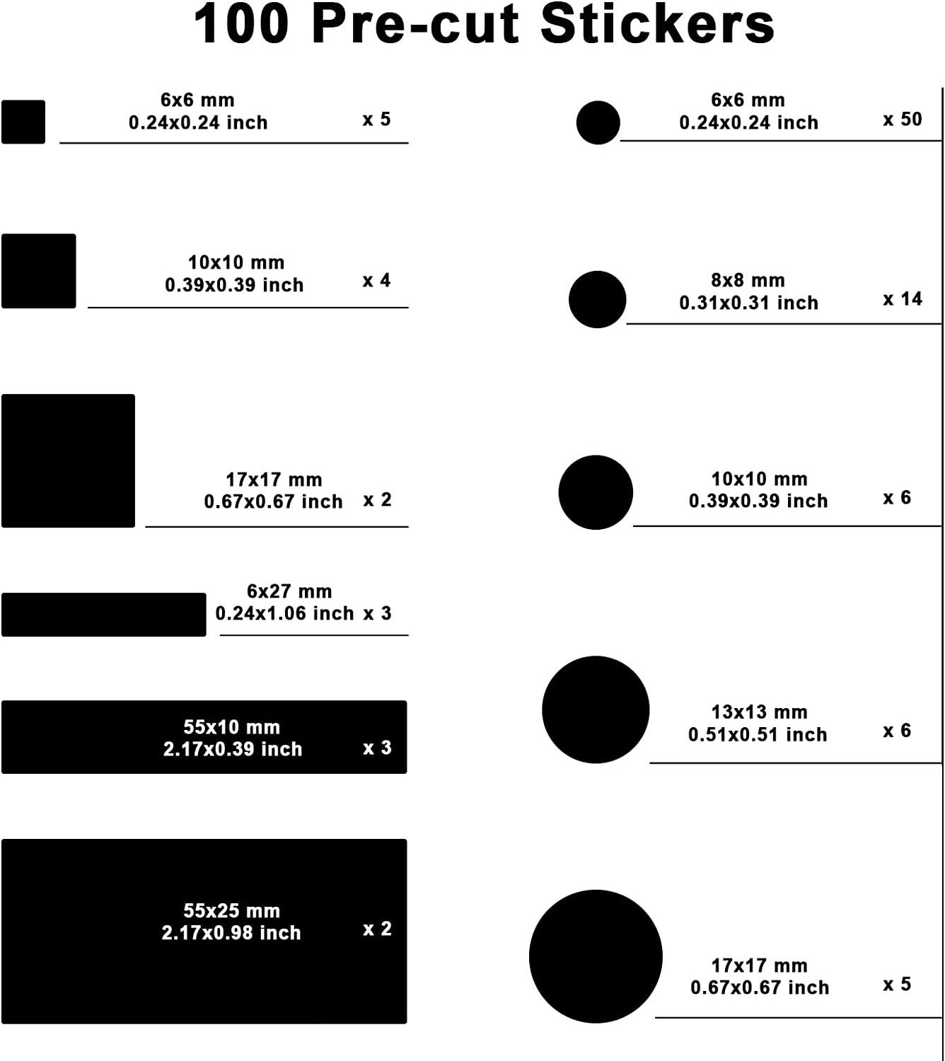 LED Light Blocking Stickers LED Light Blackout Sticker Light Dimming Stickers LED Filters Dimming Sheets Dimming 50%~80% dimming