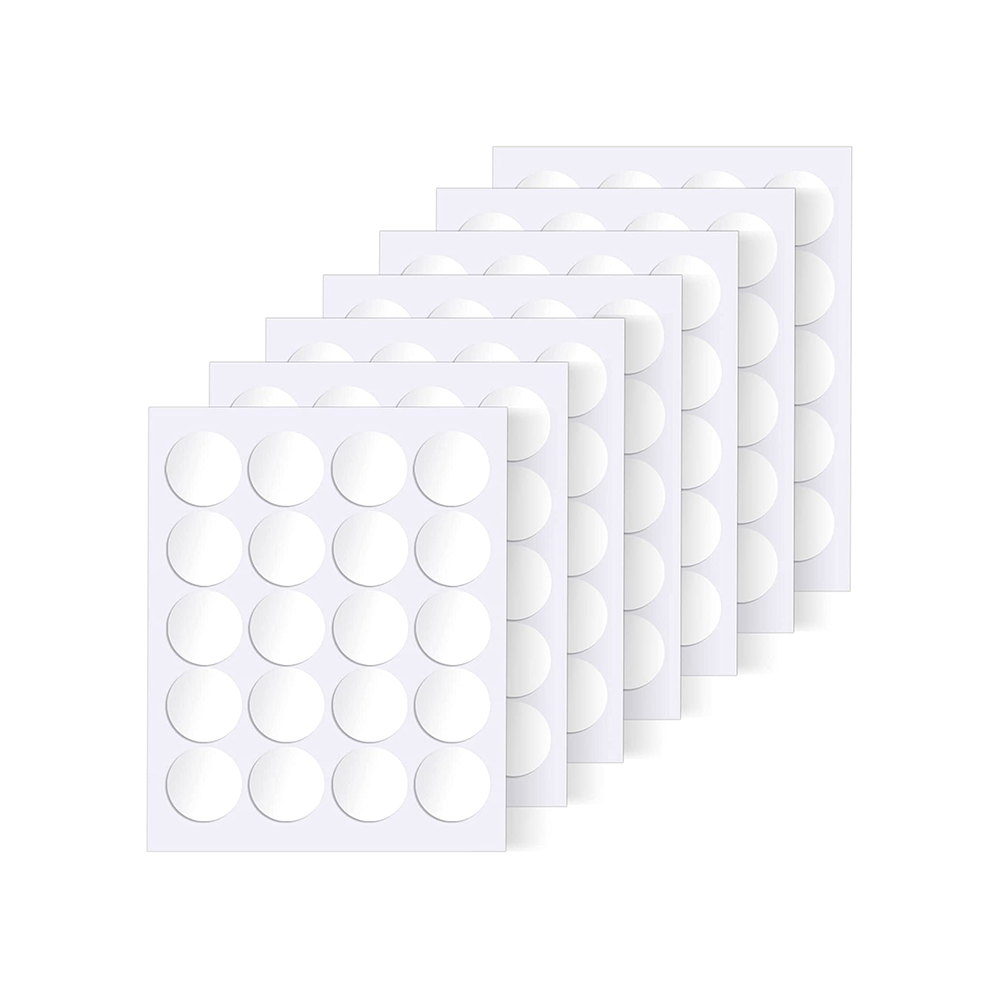 Surard Poster Putty Adhesive Sticky Tack Double Sided Removable Dots, Clear Round Reusable Mounting Stickers Transparent Tacky