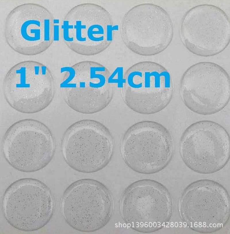 2020 New trends 1 inch circle clear epoxy sticker for DIY jewelry 3D DOME CIRCLE STICKERS Self Adhesive Resin Dots stickers