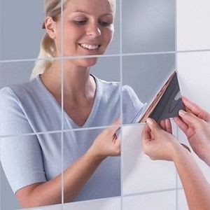 Self Adhesive Removable Acrylic Mirror Sticker for Wall Decor