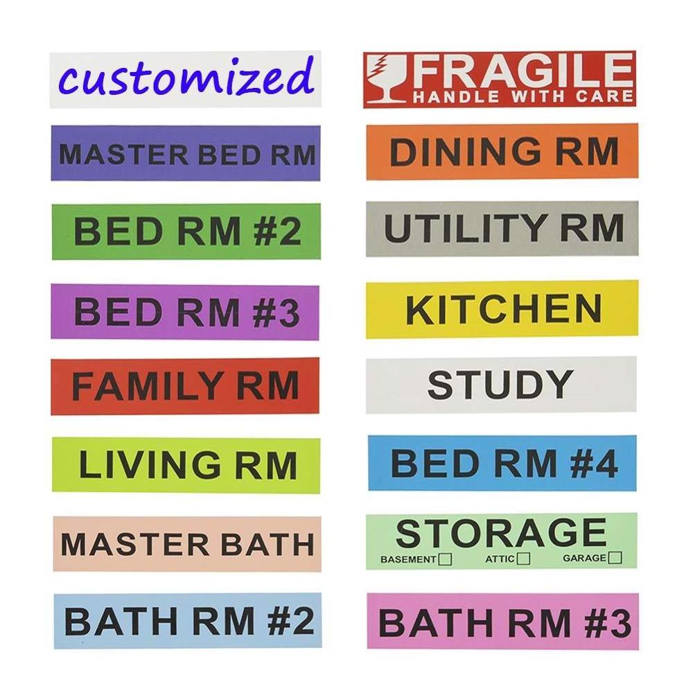 Home Moving Color Coding Labels  best home stickers for home label