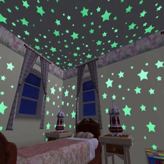 Stickers Ceiling Glow in the Dark/ Glow in the Dark Sticker Wall Sticker