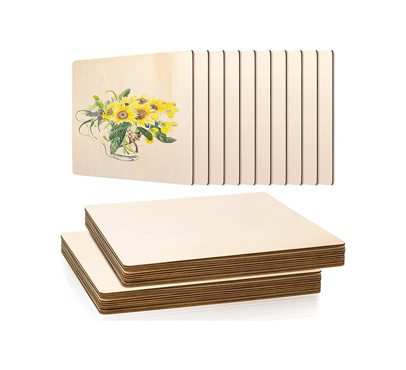 Custom size Craft Wood Plywood Board Basswood Sheets Perfect for DIY Projects Drawing Painting Laser Wood Burning