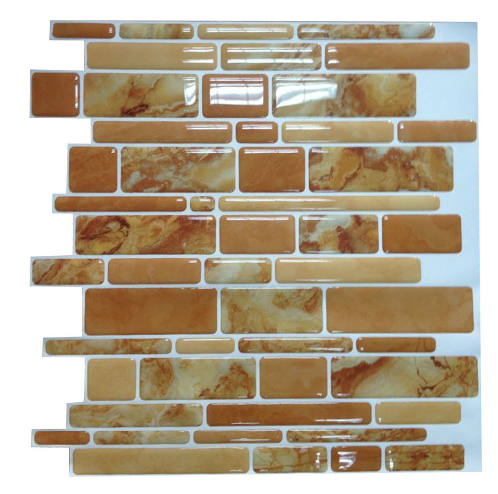 3D Peel and Stick Tiles Sticker Bathroom And Kitchen Self Adhesive Wall Tile Waterproof Wallpaper for Shower