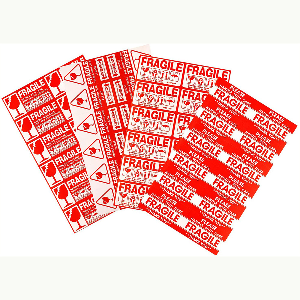 Fragile Handle with Care Warning Stickers for Shipping and Packing Custom Notice Parking Violation Stickers Tow Stickers Parking