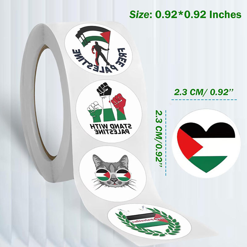 Free Palestine Sticker Label For Notebook Door Laptop Diy Luggage Car Custom Die Cut Stickers