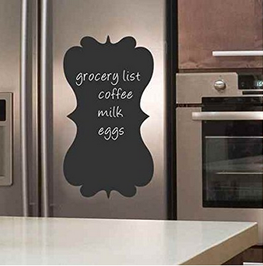 Chalkboard Vinyl Wall Decal Refrigerator Sticker Grocery List Kitchen Menu Chalk Board