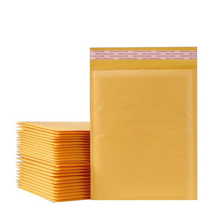 Kraft paper Bubble  Shockproof Foam Bag Ecommerce Express Bag Yellow Envelope poly Bag