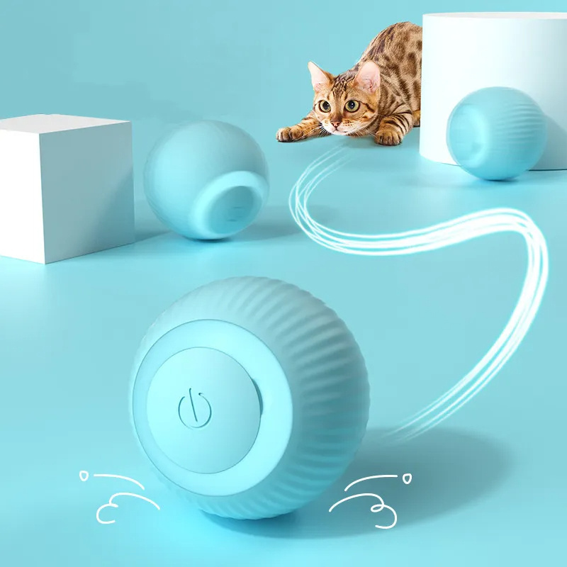 Wholesale Pet Smart Ball  Automatic Rotation USB Recharge Cat Dog Interactive Toys