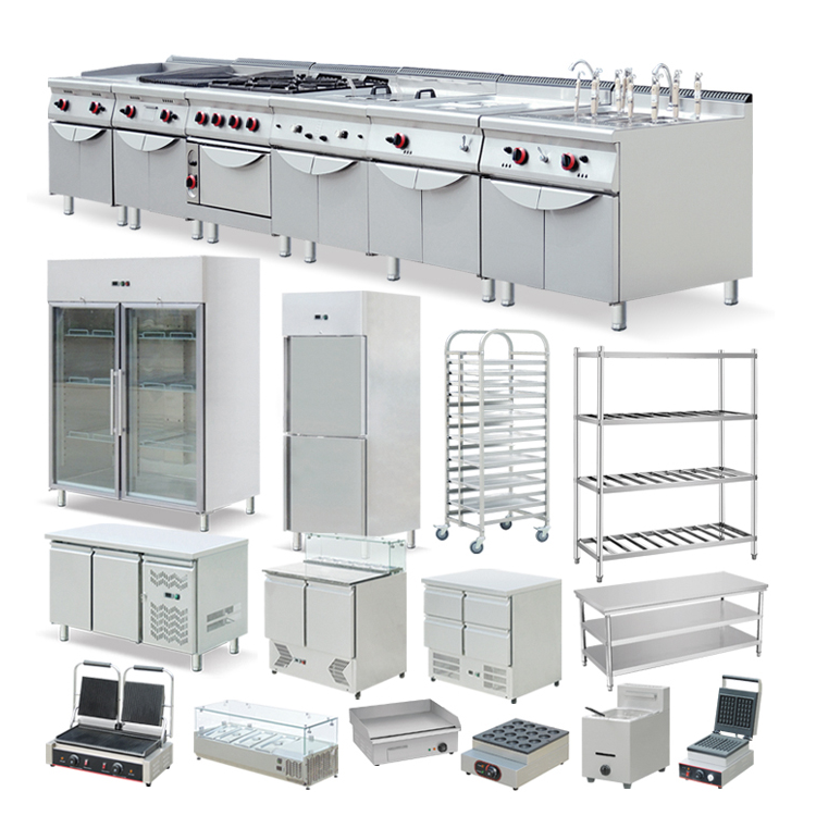 All Set Fast food  restaurant equipment KFC commercial kitchen equipment Stainless Steel 304/201