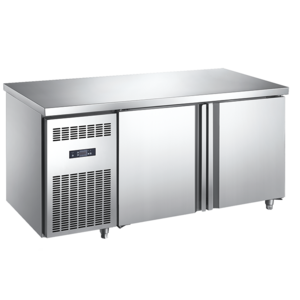 Commercial under-counter fridge freezer Top-freezer refrigerators with solid / glass door SS 304/201