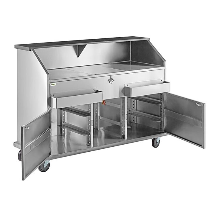 Modern removable bar station portable stainless steel cocktail bar counter for bar/pub/party/wedding/hotel