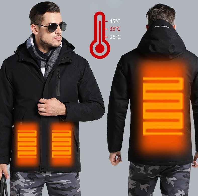 Electric Heating Coat Clothes Powerbank Winter Outerwear Apparel Clothing Usb 5V Heated Jacket For Men And Women