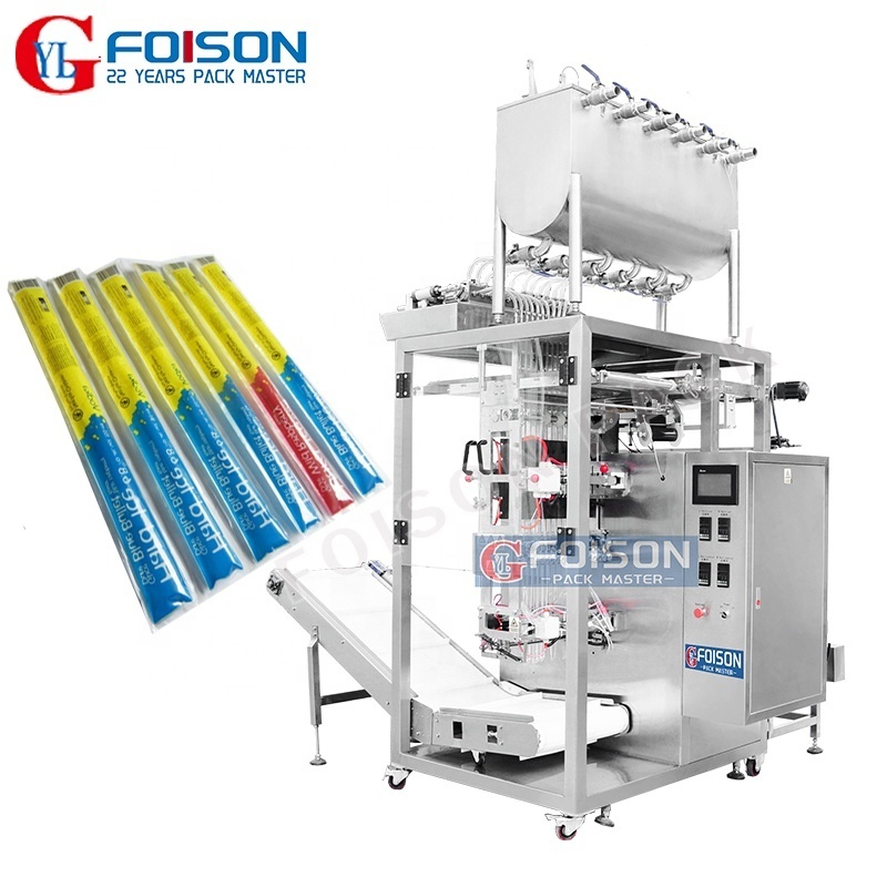 Low Price Automatic Ice Sucker Popsicle Filling Packaging Machine Ice Pop Ice Candy Packing Machine