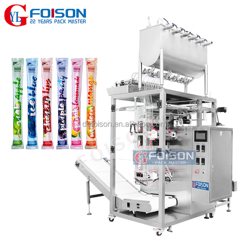 Low Price Automatic Ice Sucker Popsicle Filling Packaging Machine Ice Pop Ice Candy Packing Machine