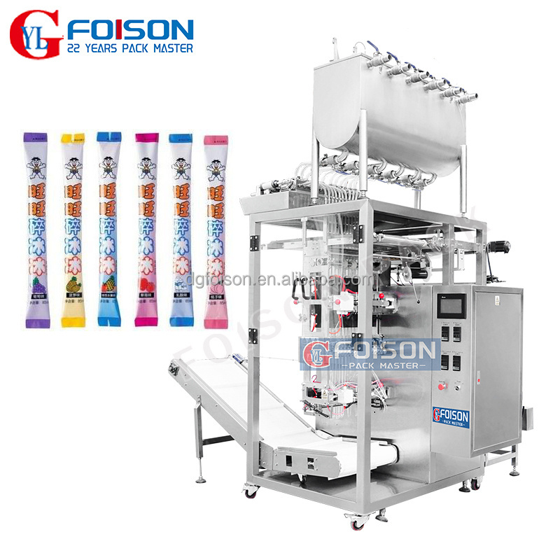 Low Price Automatic Ice Sucker Popsicle Filling Packaging Machine Ice Pop Ice Candy Packing Machine