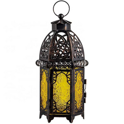 Wholesale lantern moroccan decorative Led candle modern lanterns Outdoor hanging metal lanterns