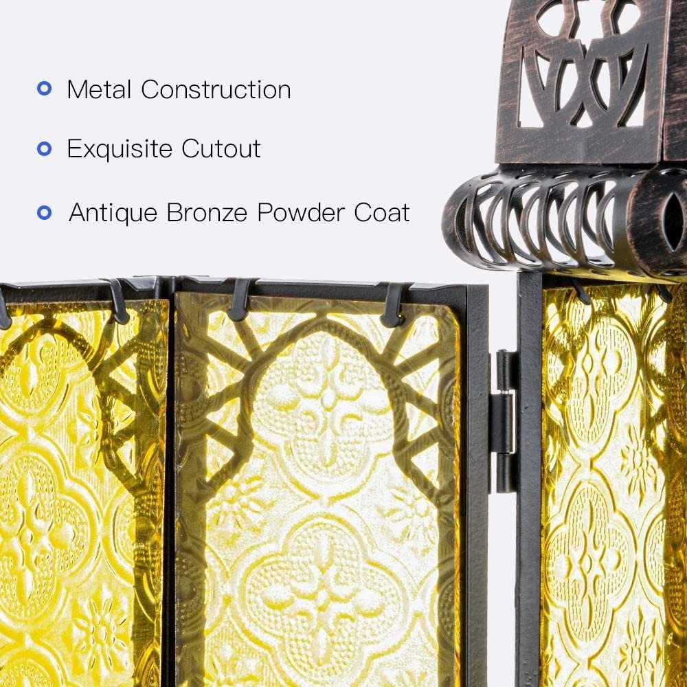 Wholesale lantern moroccan decorative Led candle modern lanterns Outdoor hanging metal lanterns