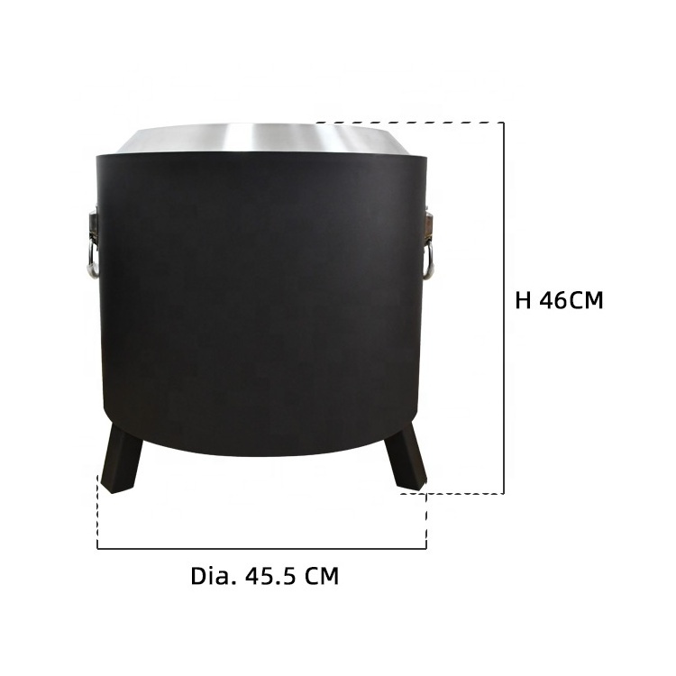 Portable Wood Burning Smokeless Fire Pit Stove For Outdoor Camping Or heating