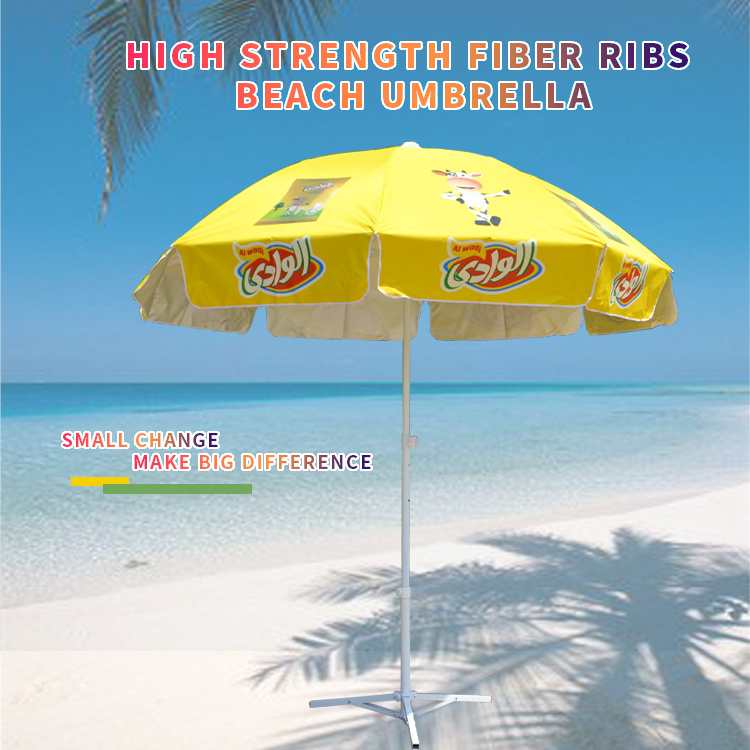 FEAMONT Wholesale  portable large size High quality  UV proof sun umbrella parasol beach umbrella