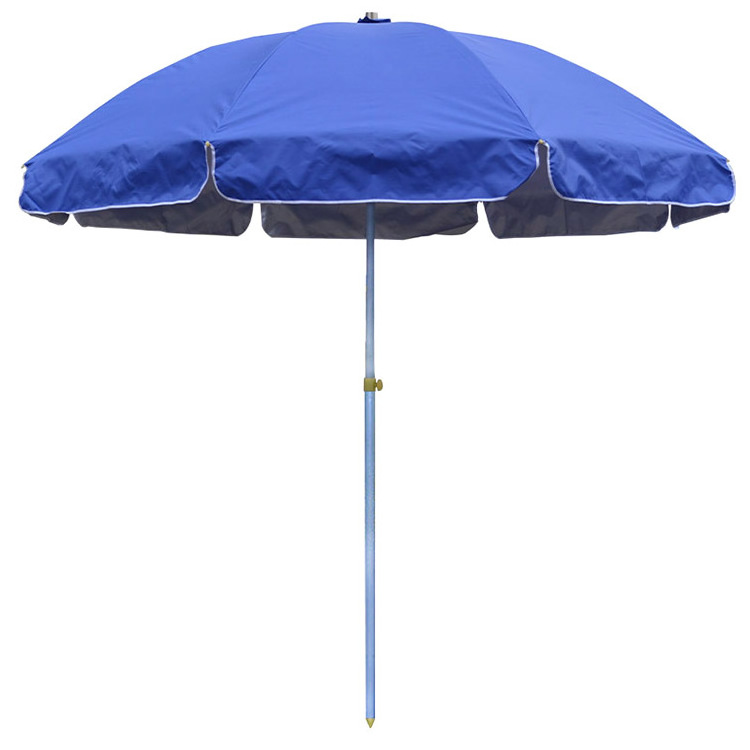 FEAMONT Wholesale Custom Anti-UV Straight Umbrella High Quality Polyester Manual Open Function Waterproof Garden Sea Park Use