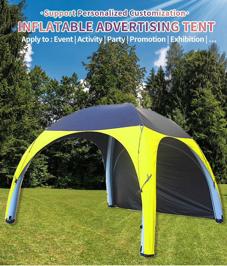 Custom Outdoor Spider Shade Inflatable Canopy Tent Inflatable Gazebo Tent Pneumatic Inflatable Tents For Events