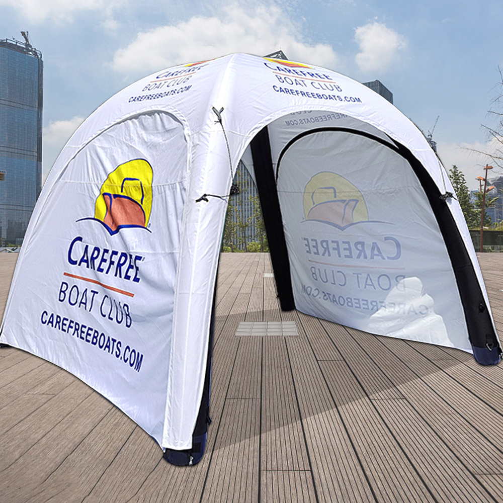 3X3M Airtight Waterproof Advertising Inflatable Gazebo Spider Dome Tent  Inflatable Arch Dome Event Tent For Trade Show