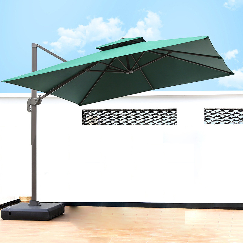 FEAMONT New Design Hanging Banana Parasol Waterproof Cantilever Sun Canvas Umbrella Made of Pongee for Garden Beach Patio