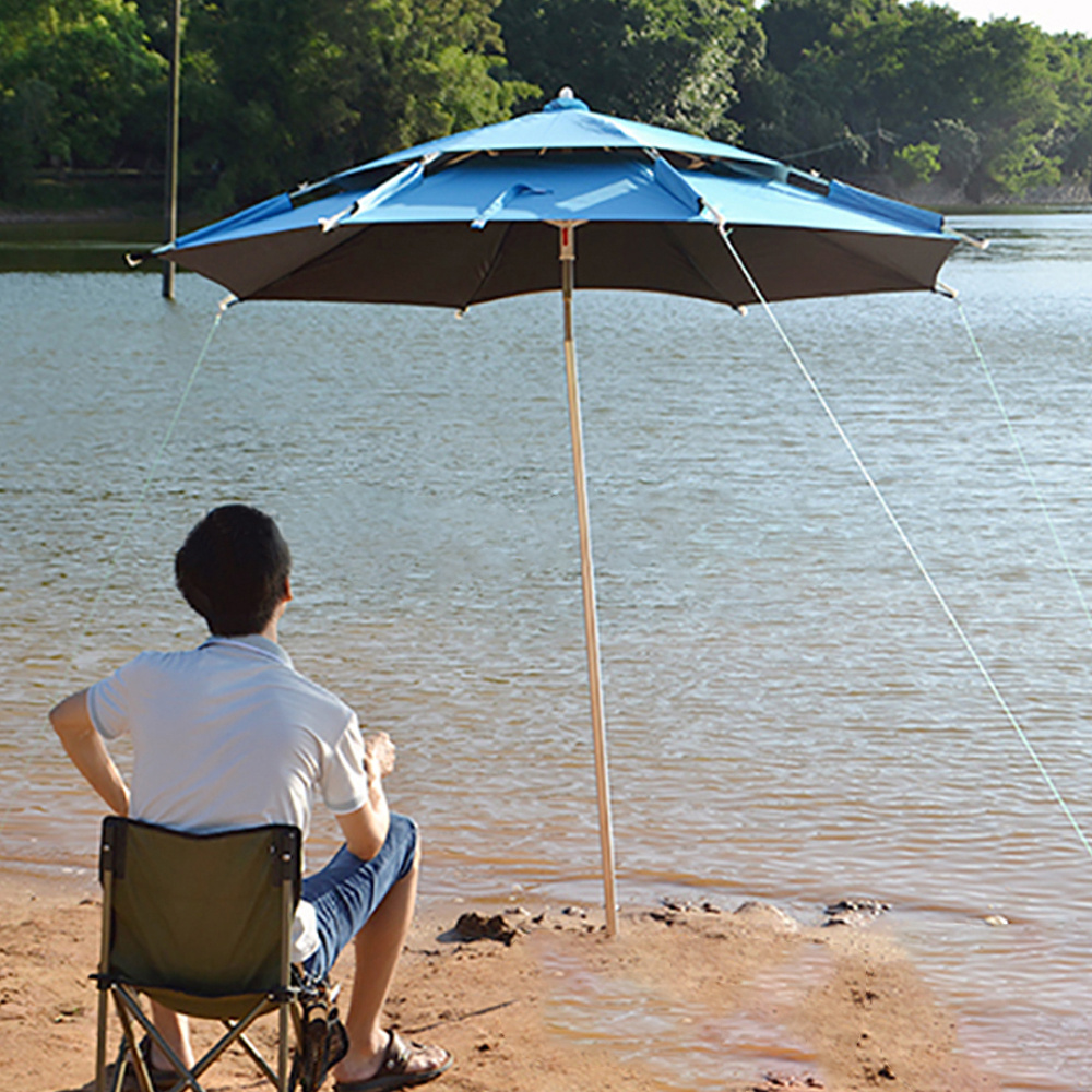 FEAMONT Portable Small Sun Protection Camping Umbrella Outdoor Fishing Adjustable Beach Umbrella