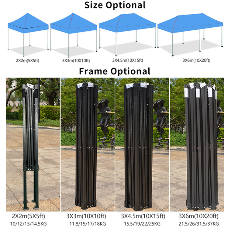 FEAMONT Hot Sale Trade Show Heavy Duty Folding Tents 10X20 Pop Up Canopy Tent Market Promotional Gazebo