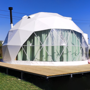 FEAMONT New Design 6M customized outdoor igloo geodesic dome hotel glamping house tent