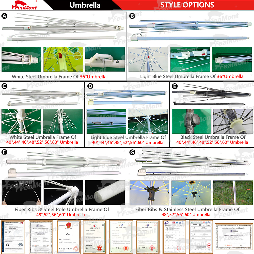 FEAMONT Umbrella compact automatic,umbrella parts,outdoor umbrella parts