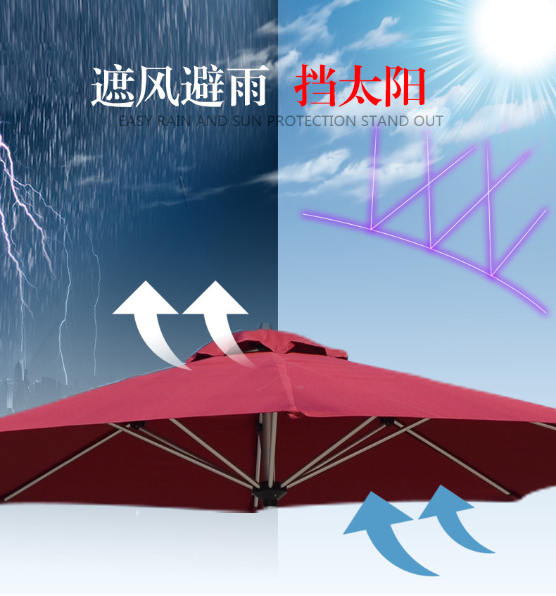 FEAMONT outdoor patio umbrella parts,commercial patio umbrella,classic design patio umbrella manufacturer