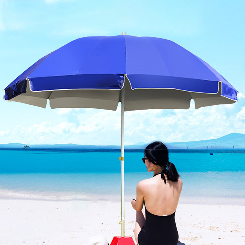 FEAMONT Waterproof Parasol Beach Umbrella Sun Garden Umbrella Outdoor Umbrella