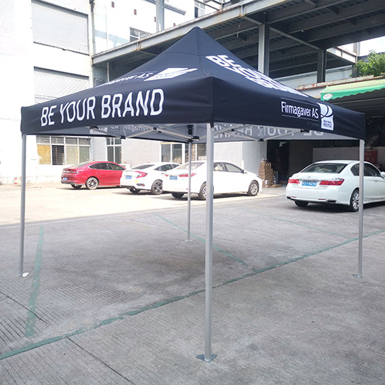 Factory Wholesale Pop Up Canopy Tent Custom Logo With Steel Frame Trade Show Folding Advertising Tent