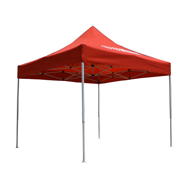 3X3M High Quality Waterproof 100% PVC Red Popup Canopy Folding Party Beach Awing Tent With Table Camping Gazebo Market Tent