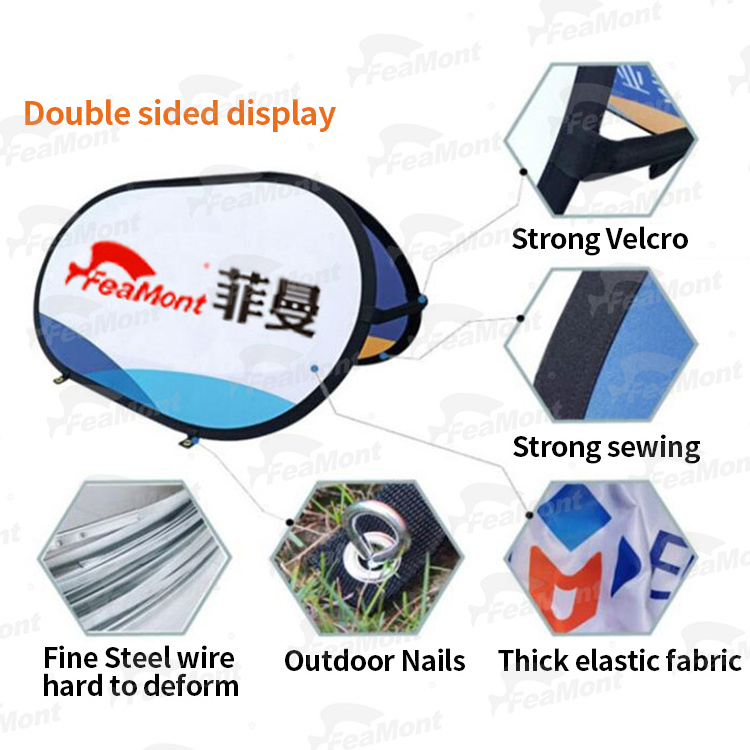 FEAMONT Custom Outdoor Advertising Pop up a Frame Banner Display Stand for Effective Promotion and Branding